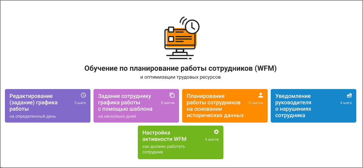 Онбординг модуля WFM